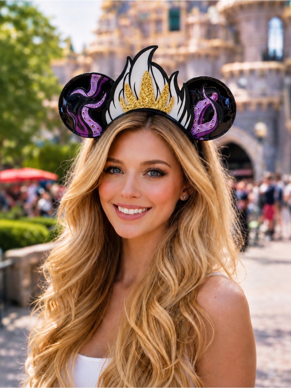 Disney Villain Ursula Ears Headband The Little Mermaid NWT